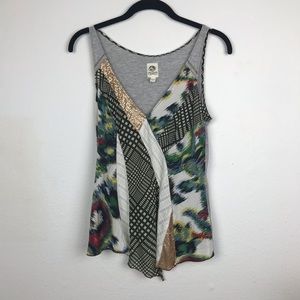 Anthropologie Tops - Anthropologie | Multi-Colored Patchwork Tank Anthropologie Tops - Anthropologie | Multi-Colored Patchwork Tank